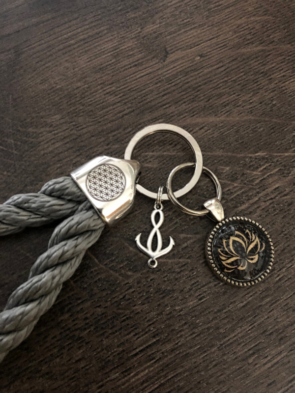 Maritime Keychains aus Segeltau