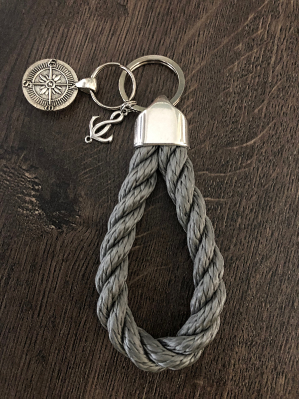 Maritime Keychains aus Segeltau