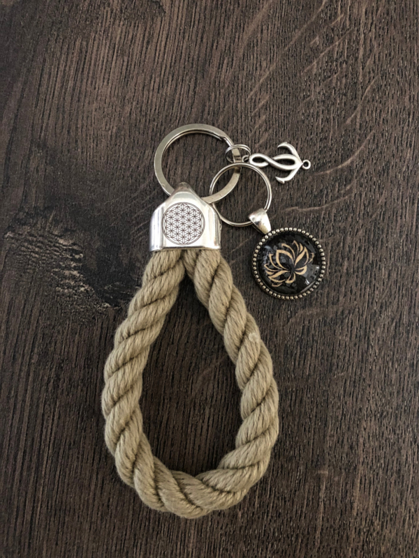 Maritime Keychains aus Segeltau