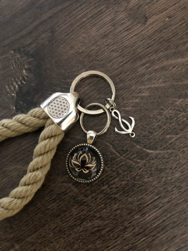 Maritime Keychains aus Segeltau