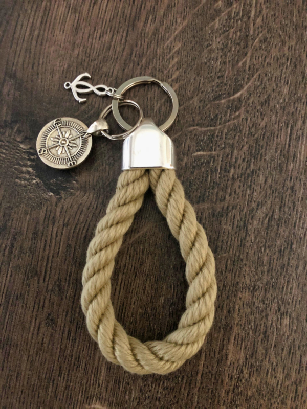 Maritime Keychains aus Segeltau