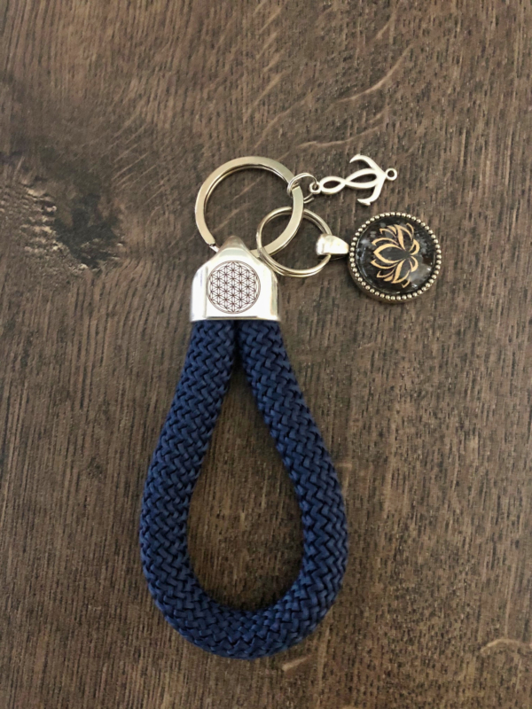 Maritime Keychains aus Segeltau