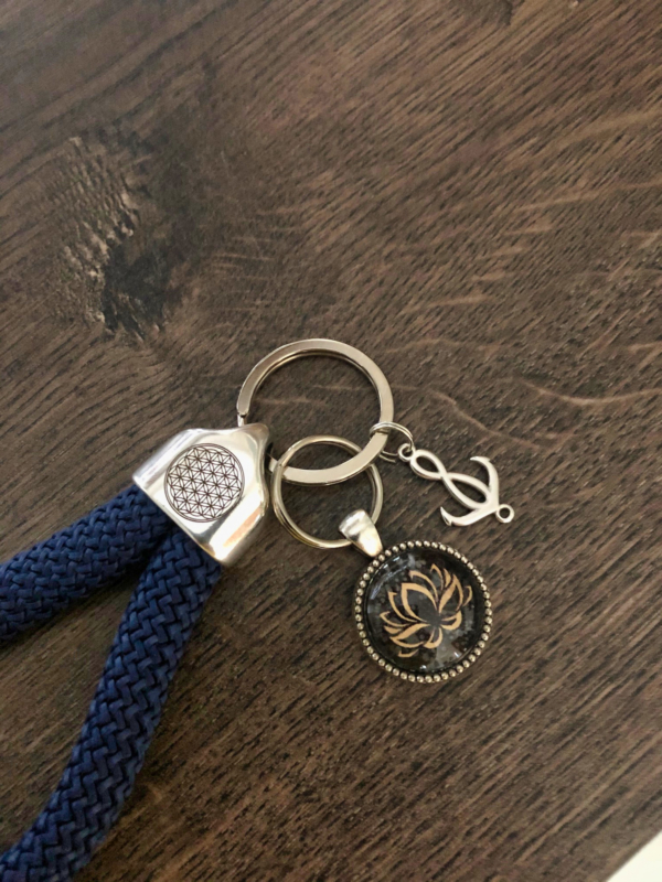 Maritime Keychains aus Segeltau