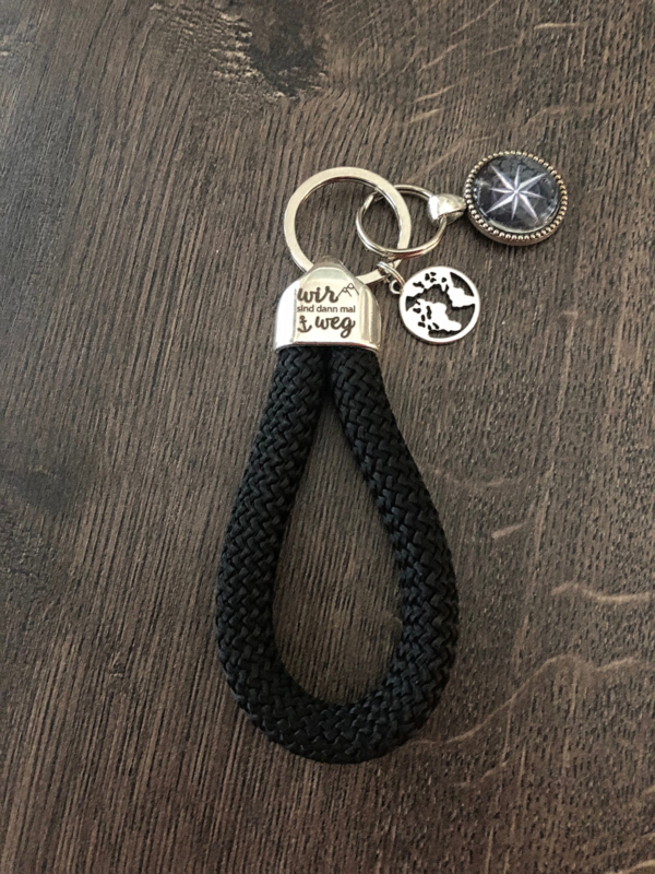 Maritime Keychains aus Segeltau