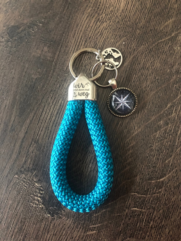 Maritime Keychains aus Segeltau