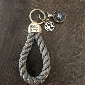 Maritime Keychains aus Segeltau